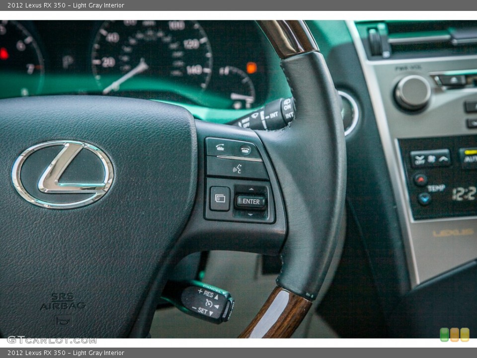Light Gray Interior Controls for the 2012 Lexus RX 350 #82039420