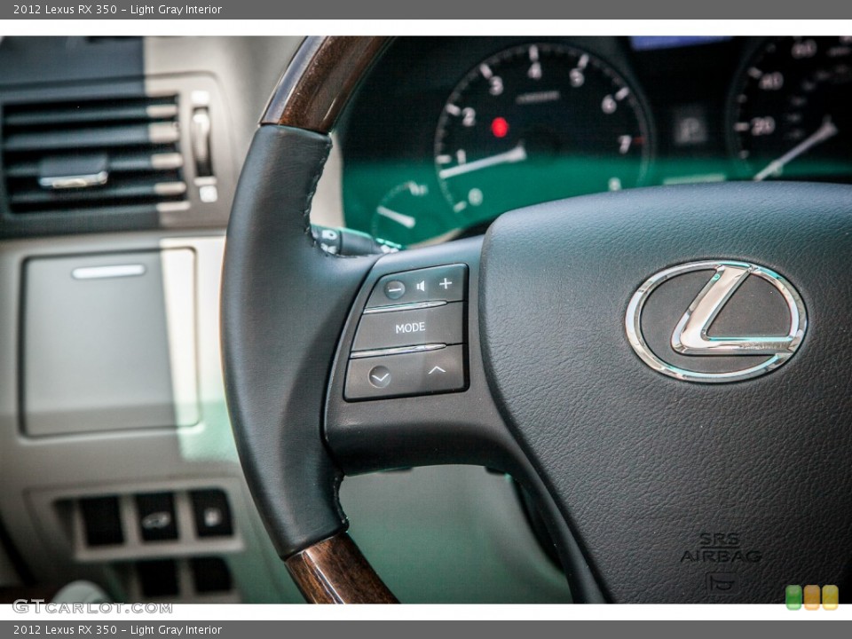 Light Gray Interior Controls for the 2012 Lexus RX 350 #82039479