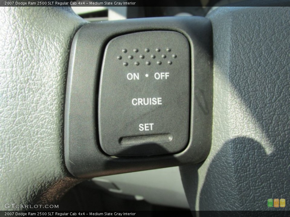 Medium Slate Gray Interior Controls for the 2007 Dodge Ram 2500 SLT Regular Cab 4x4 #82041312