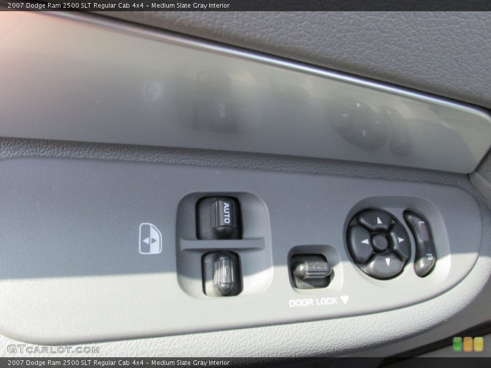 Medium Slate Gray Interior Controls for the 2007 Dodge Ram 2500 SLT Regular Cab 4x4 #82041360