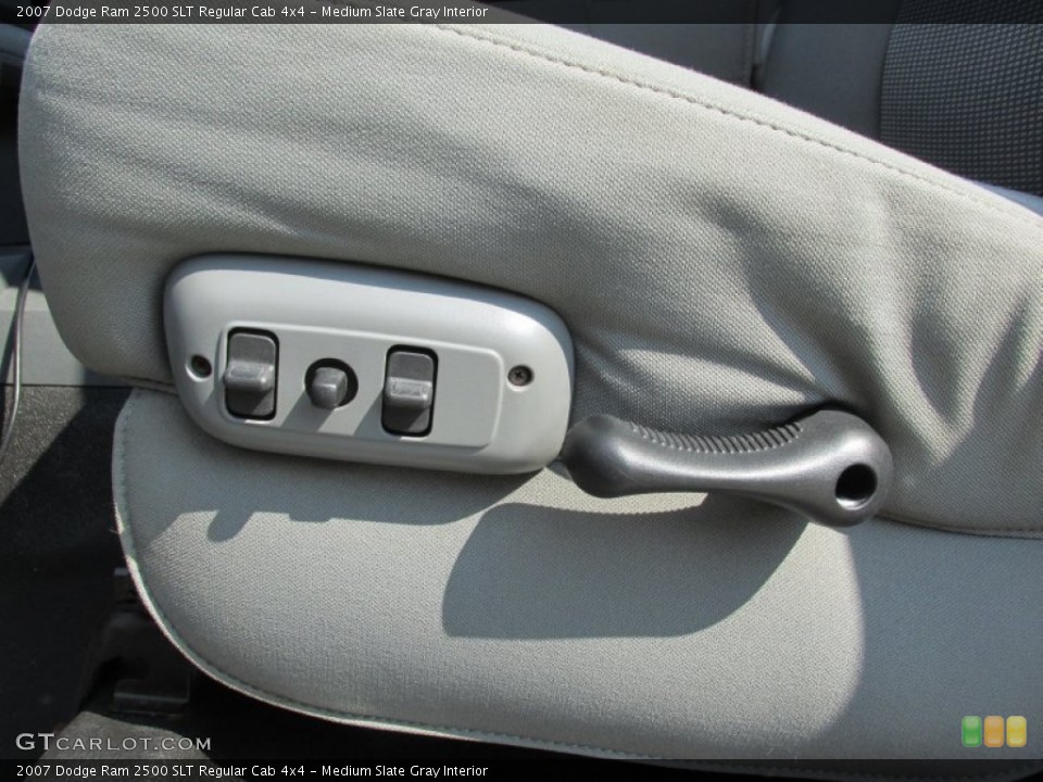 Medium Slate Gray Interior Controls for the 2007 Dodge Ram 2500 SLT Regular Cab 4x4 #82041382
