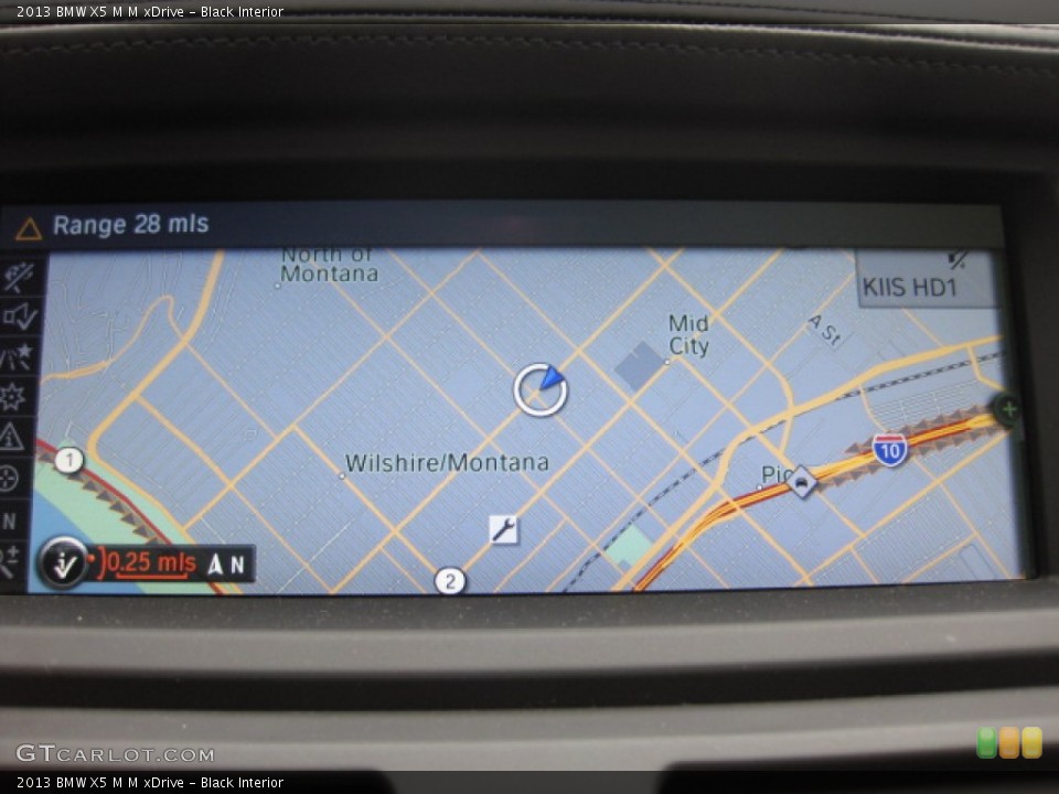 Black Interior Navigation for the 2013 BMW X5 M M xDrive #82043042