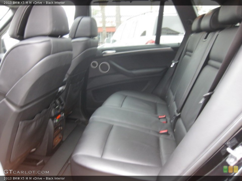 Black Interior Rear Seat for the 2013 BMW X5 M M xDrive #82043103