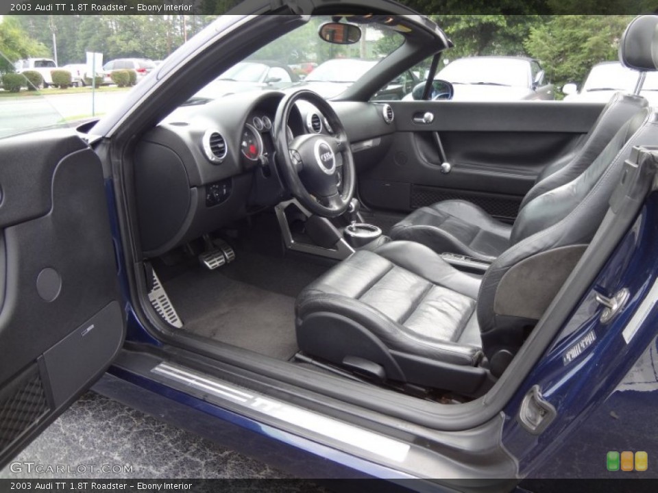 Ebony Interior Photo for the 2003 Audi TT 1.8T Roadster #82045195