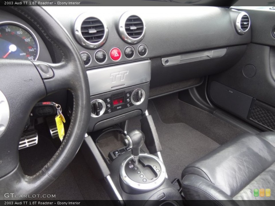 Ebony Interior Dashboard for the 2003 Audi TT 1.8T Roadster #82045315