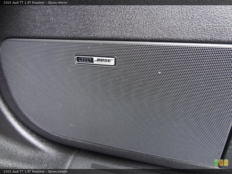 Ebony Interior Audio System for the 2003 Audi TT 1.8T Roadster #82045341