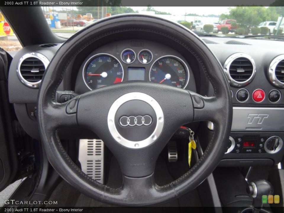 Ebony Interior Steering Wheel for the 2003 Audi TT 1.8T Roadster #82045372