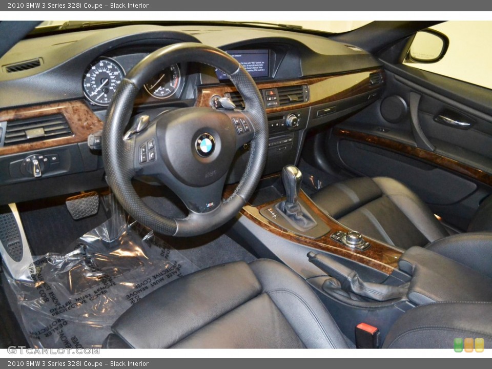 Black Interior Prime Interior for the 2010 BMW 3 Series 328i Coupe #82047078