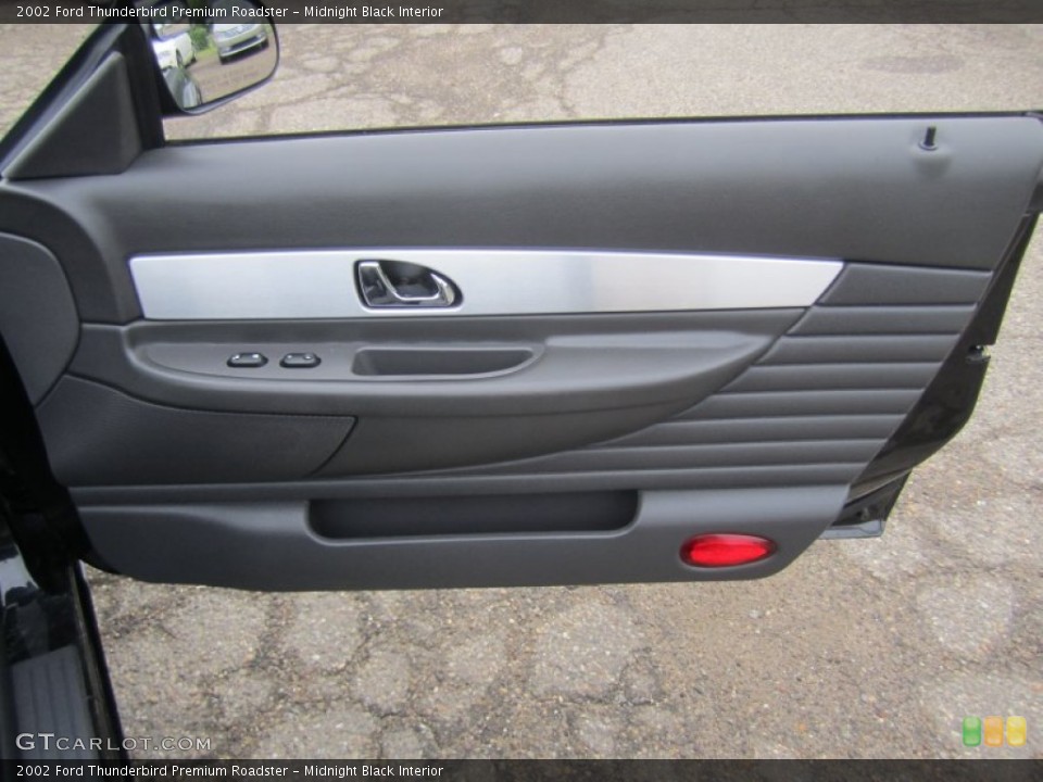 Midnight Black Interior Door Panel for the 2002 Ford Thunderbird Premium Roadster #82047645