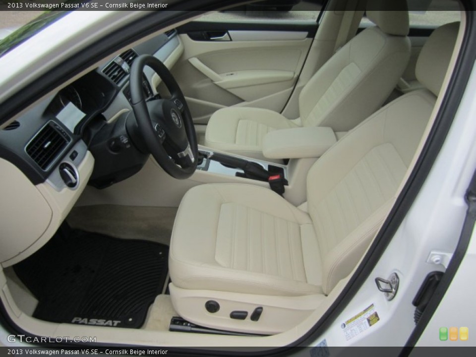 Cornsilk Beige Interior Photo for the 2013 Volkswagen Passat V6 SE #82048968