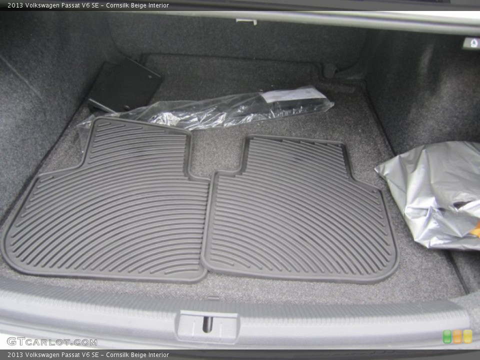 Cornsilk Beige Interior Trunk for the 2013 Volkswagen Passat V6 SE #82049071