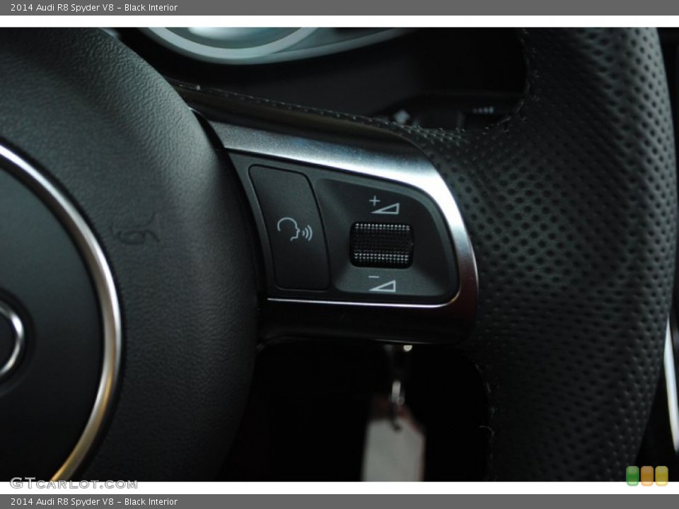 Black Interior Controls for the 2014 Audi R8 Spyder V8 #82050963