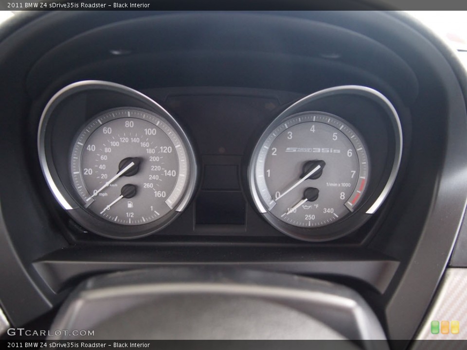 Black Interior Gauges for the 2011 BMW Z4 sDrive35is Roadster #82051722