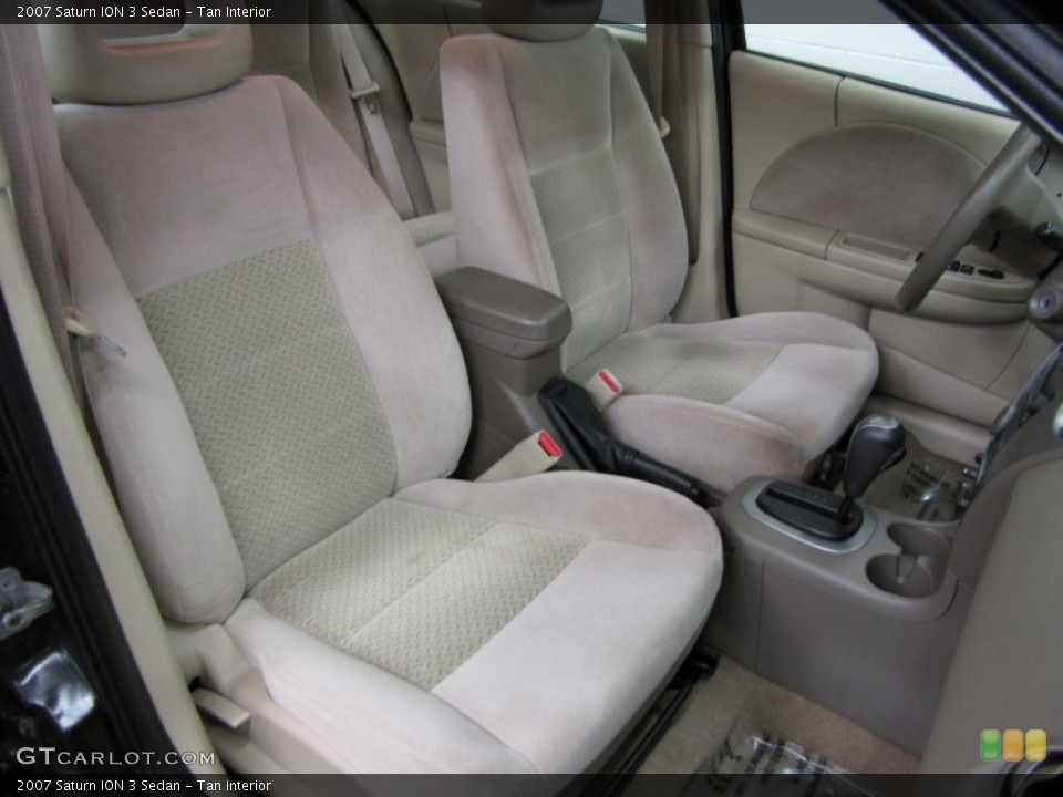 Tan Interior Photo for the 2007 Saturn ION 3 Sedan #82053745