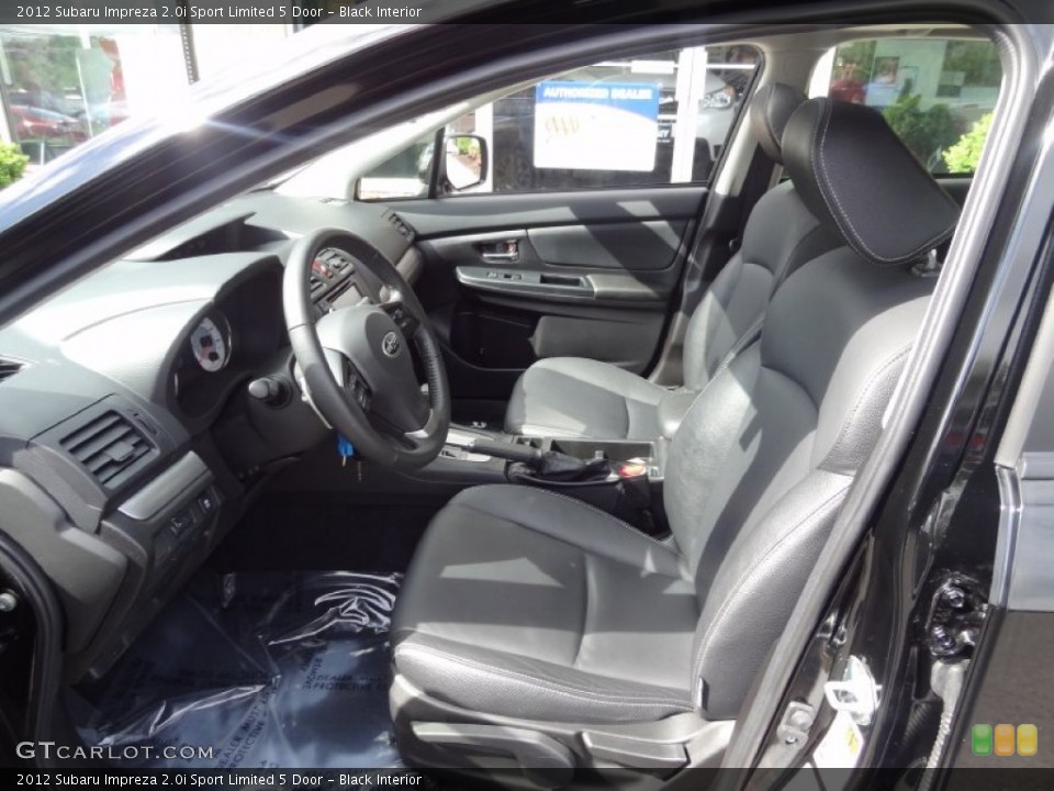 Black Interior Photo for the 2012 Subaru Impreza 2.0i Sport Limited 5 Door #82054728