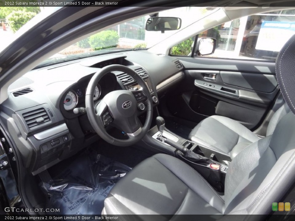 Black Interior Prime Interior for the 2012 Subaru Impreza 2.0i Sport Limited 5 Door #82054740