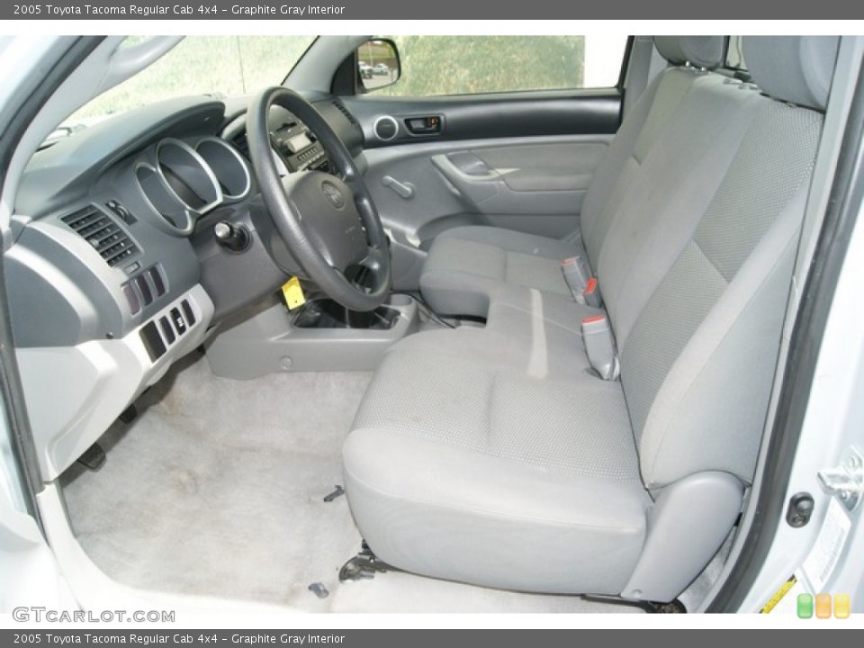Graphite Gray Interior Photo for the 2005 Toyota Tacoma Regular Cab 4x4 #82054827