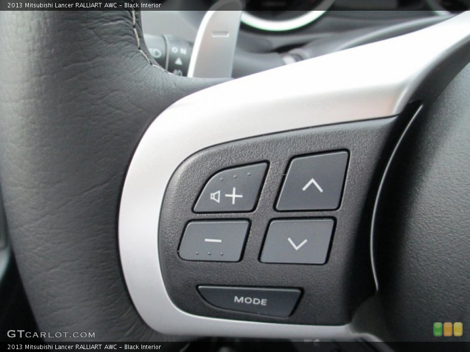 Black Interior Controls for the 2013 Mitsubishi Lancer RALLIART AWC #82055907