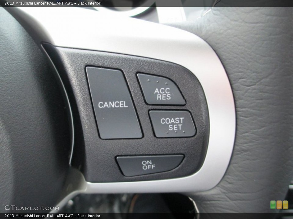 Black Interior Controls for the 2013 Mitsubishi Lancer RALLIART AWC #82055919