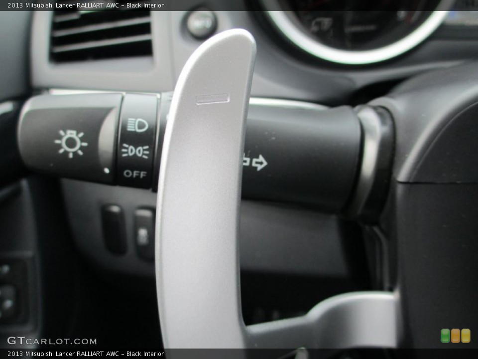 Black Interior Controls for the 2013 Mitsubishi Lancer RALLIART AWC #82055943