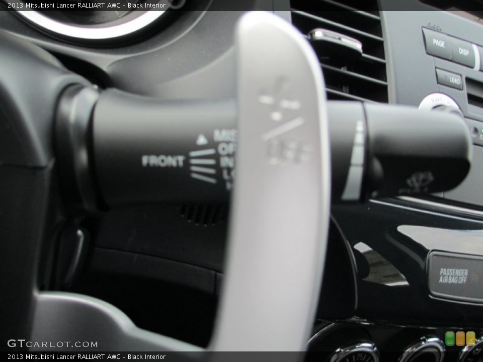 Black Interior Controls for the 2013 Mitsubishi Lancer RALLIART AWC #82055953