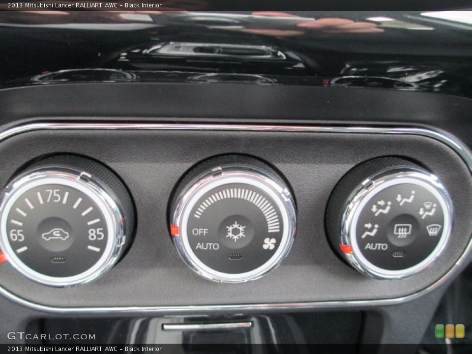 Black Interior Controls for the 2013 Mitsubishi Lancer RALLIART AWC #82055982