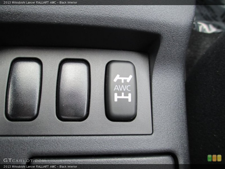 Black Interior Controls for the 2013 Mitsubishi Lancer RALLIART AWC #82056007