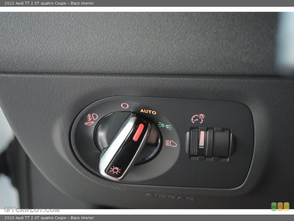 Black Interior Controls for the 2013 Audi TT 2.0T quattro Coupe #82056837