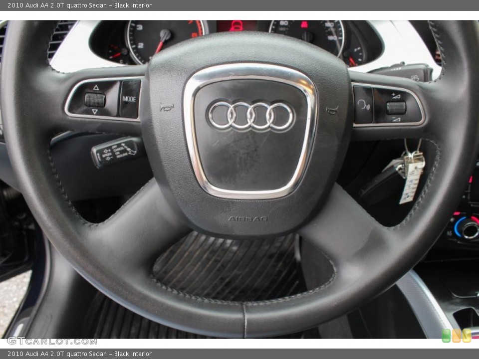Black Interior Steering Wheel for the 2010 Audi A4 2.0T quattro Sedan #82057314