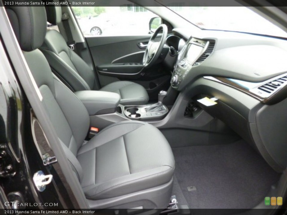 Black Interior Front Seat for the 2013 Hyundai Santa Fe Limited AWD #82057631