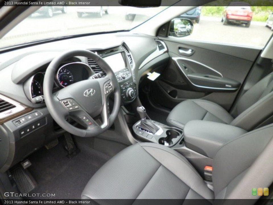 Black Interior Prime Interior for the 2013 Hyundai Santa Fe Limited AWD #82057668