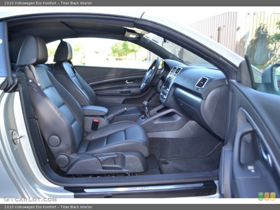 Titan Black 2010 Volkswagen Eos Interiors