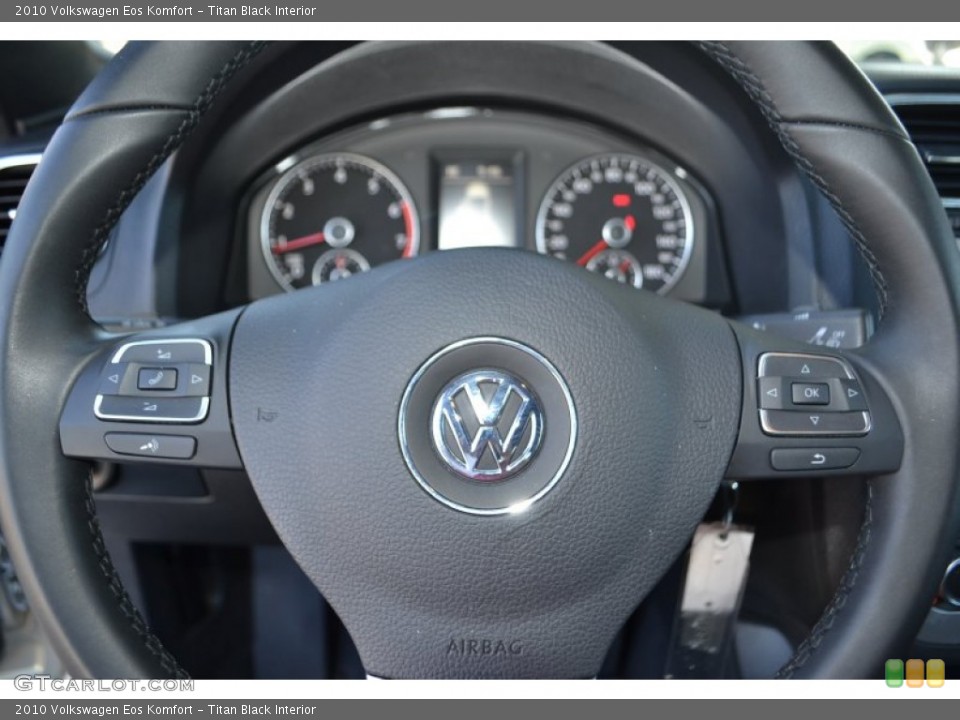 Titan Black Interior Steering Wheel for the 2010 Volkswagen Eos Komfort #82057926