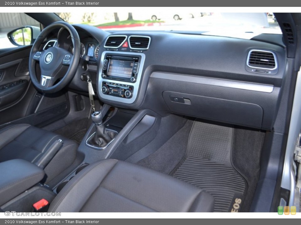 Titan Black Interior Dashboard for the 2010 Volkswagen Eos Komfort #82057929