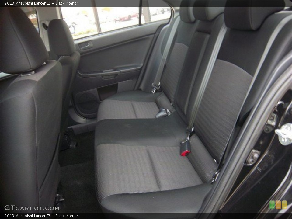 Black Interior Rear Seat for the 2013 Mitsubishi Lancer ES #82059073