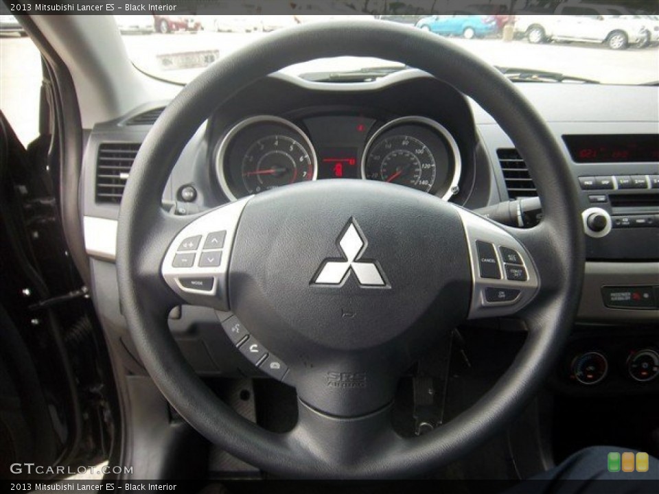 Black Interior Steering Wheel for the 2013 Mitsubishi Lancer ES #82059157