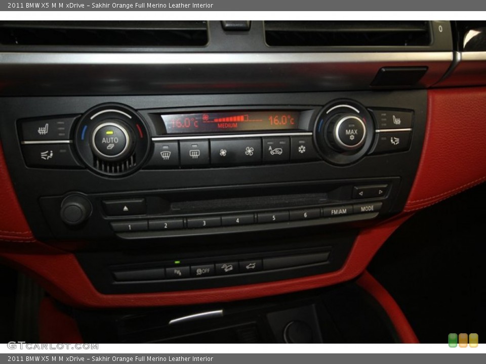Sakhir Orange Full Merino Leather Interior Controls for the 2011 BMW X5 M M xDrive #82064087