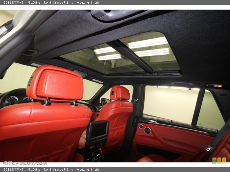 Sakhir Orange Full Merino Leather Interior Sunroof for the 2011 BMW X5 M M xDrive #82064267