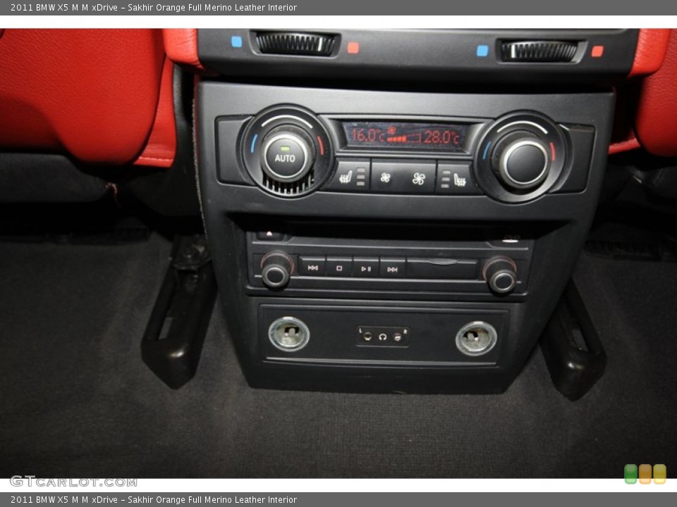 Sakhir Orange Full Merino Leather Interior Controls for the 2011 BMW X5 M M xDrive #82064357