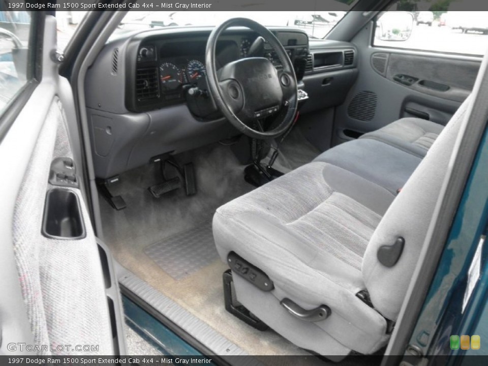 Mist Gray Interior Prime Interior for the 1997 Dodge Ram 1500 Sport Extended Cab 4x4 #82064414