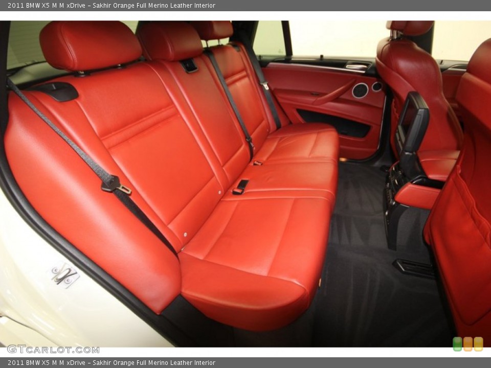 Sakhir Orange Full Merino Leather Interior Door Panel for the 2011 BMW X5 M M xDrive #82064462