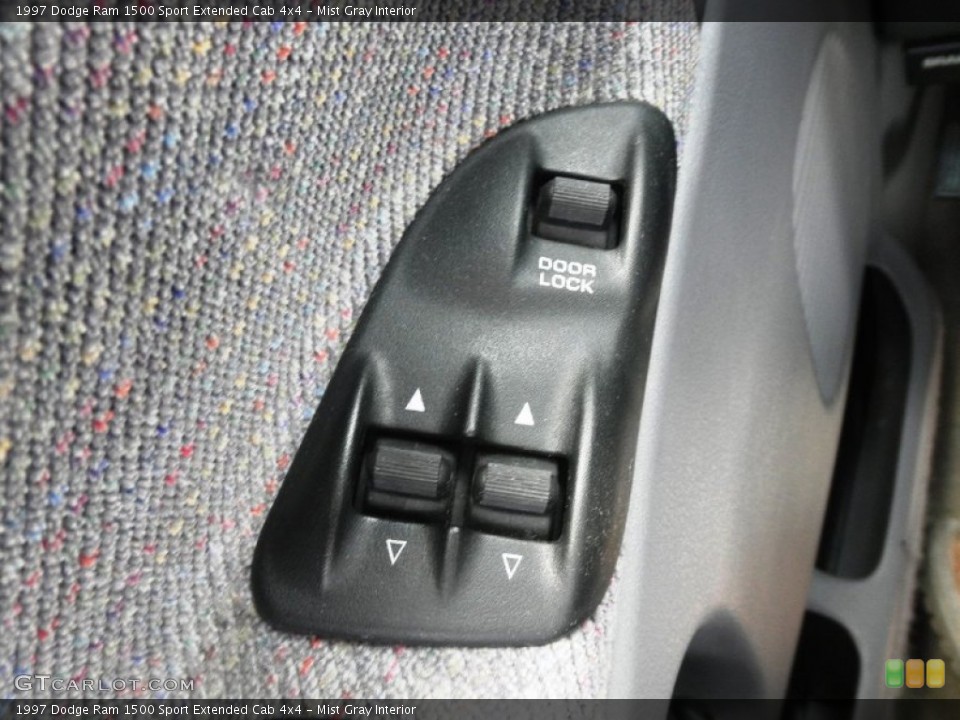 Mist Gray Interior Controls for the 1997 Dodge Ram 1500 Sport Extended Cab 4x4 #82064603