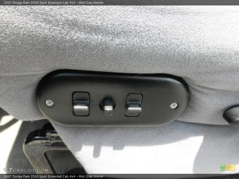Mist Gray Interior Controls for the 1997 Dodge Ram 1500 Sport Extended Cab 4x4 #82064654