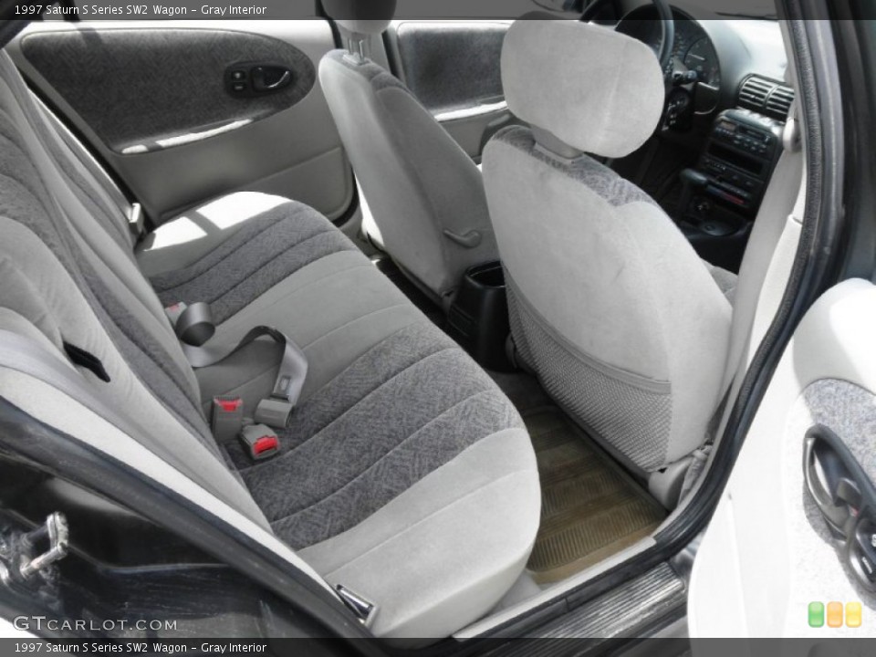 Gray Interior Rear Seat for the 1997 Saturn S Series SW2 Wagon #82065436