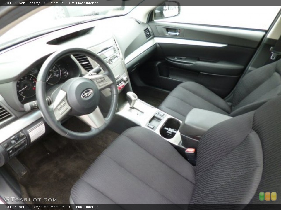 Off-Black Interior Prime Interior for the 2011 Subaru Legacy 3.6R Premium #82066445