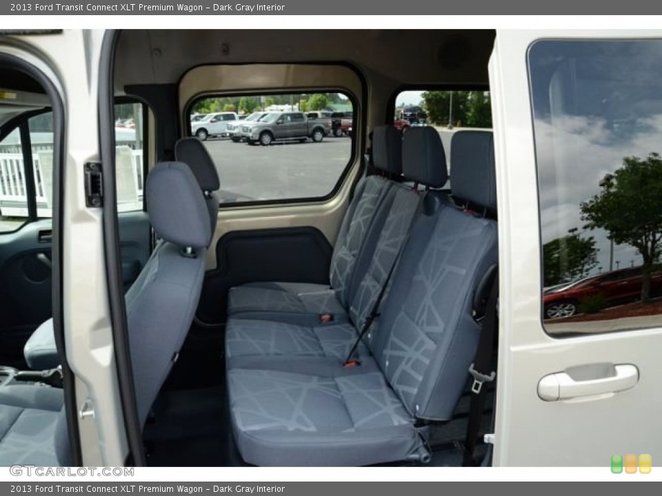 Dark Gray Interior Rear Seat for the 2013 Ford Transit Connect XLT Premium Wagon #82067789