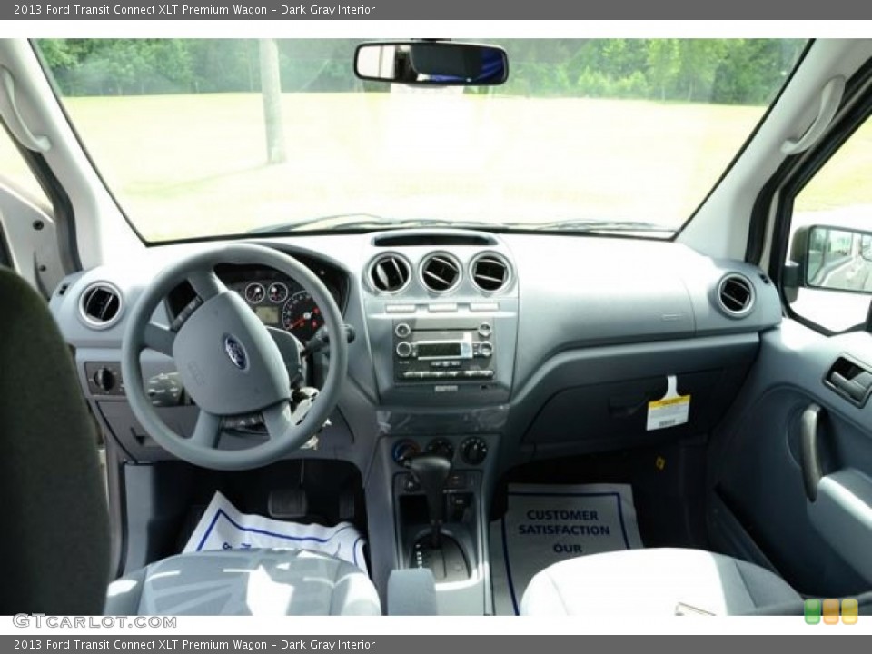Dark Gray Interior Dashboard for the 2013 Ford Transit Connect XLT Premium Wagon #82067834