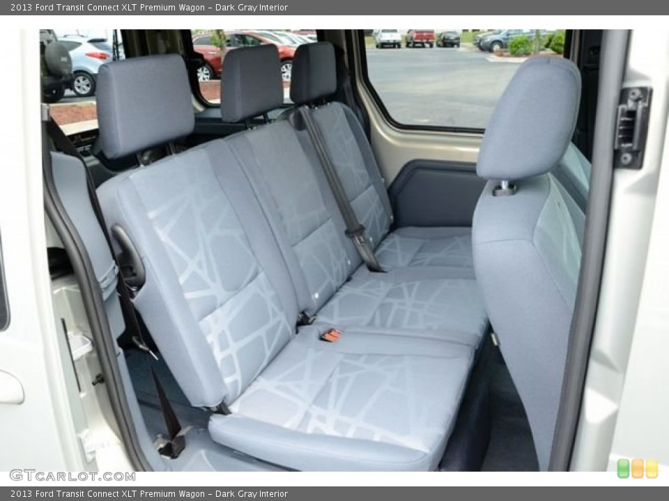 Dark Gray Interior Rear Seat for the 2013 Ford Transit Connect XLT Premium Wagon #82067876