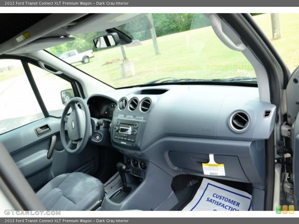 Dark Gray Interior Dashboard for the 2013 Ford Transit Connect XLT Premium Wagon #82067914