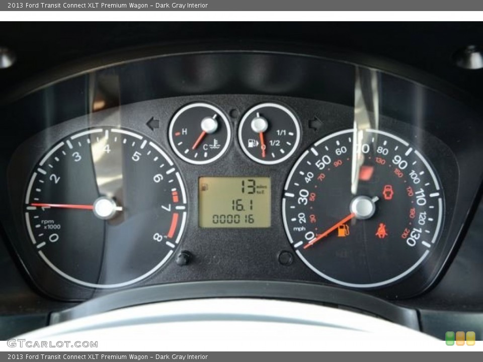 Dark Gray Interior Gauges for the 2013 Ford Transit Connect XLT Premium Wagon #82067987